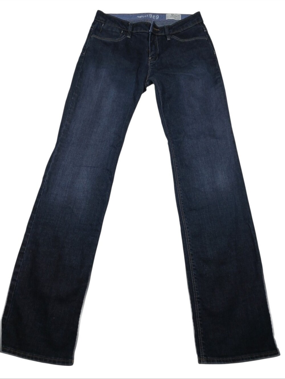 GapKids 1969 Girls Jeans Size 12 Regular Straight Leg Dark Wash